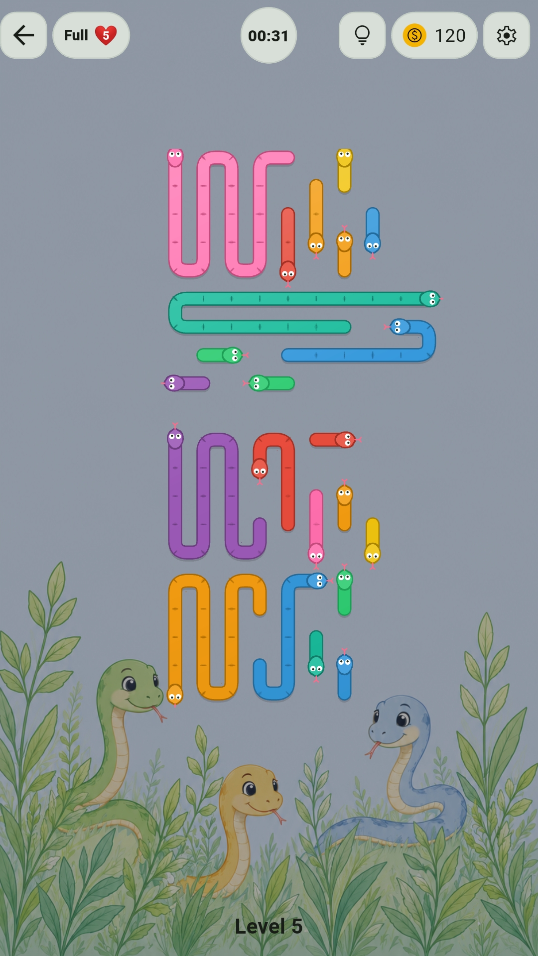Snake Rush gameplay screenshot
